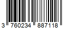 Barcode 3760234887118