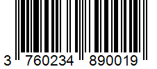 Barcode 3760234890019