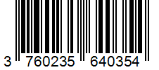 Barcode 3760235640354