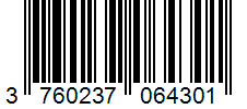 Barcode 3760237064301