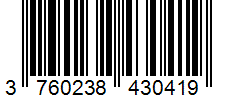 Barcode 3760238430419
