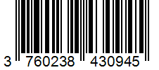 Barcode 3760238430945