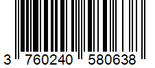 Barcode 3760240580638
