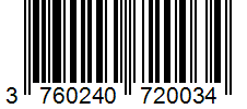 Barcode 3760240720034