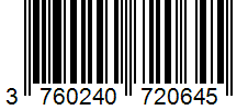 Barcode 3760240720645