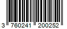 Barcode 3760241200252