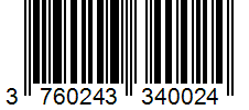 Barcode 3760243340024
