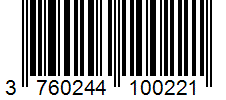 Barcode 3760244100221