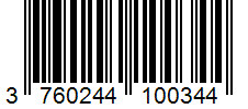 Barcode 3760244100344