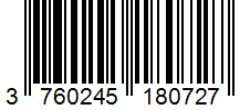 Barcode 3760245180727