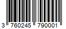Barcode 3760245790001