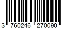 Barcode 3760246270090