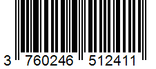 Barcode 3760246512411