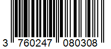Barcode 3760247080308