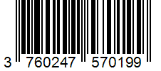 Barcode 3760247570199