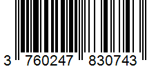 Barcode 3760247830743