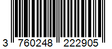 Barcode 3760248222905