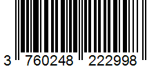 Barcode 3760248222998