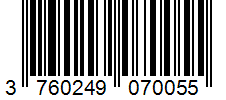 Barcode 3760249070055
