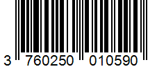 Barcode 3760250010590