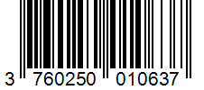 Barcode 3760250010637