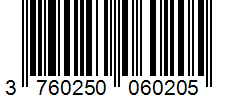 Barcode 3760250060205