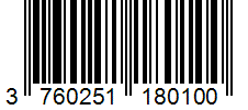 Barcode 3760251180100