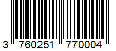 Barcode 3760251770004