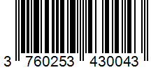 Barcode 3760253430043