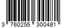 Barcode 3760255300481