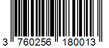 Barcode 3760256180013