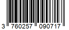 Barcode 3760257090717