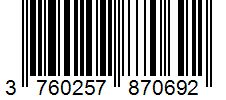 Barcode 3760257870692