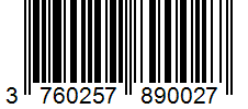 Barcode 3760257890027