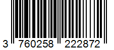 Barcode 3760258222872