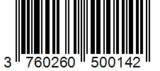 Barcode 3760260500142