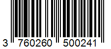 Barcode 3760260500241