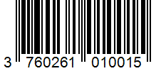 Barcode 3760261010015
