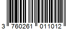 Barcode 3760261011012