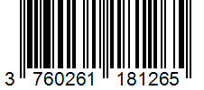 Barcode 3760261181265