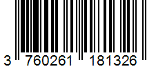 Barcode 3760261181326