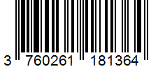 Barcode 3760261181364