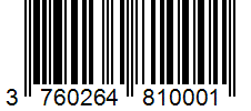 Barcode 3760264810001