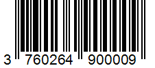 Barcode 3760264900009