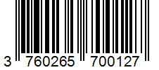 Barcode 3760265700127