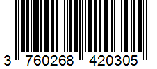 Barcode 3760268420305