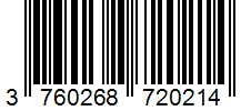 Barcode 3760268720214