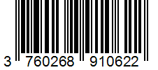 Barcode 3760268910622