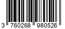 Barcode 3760268980526