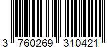 Barcode 3760269310421